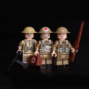 Minifigure – British Army during World War II (LEGO Compatible) Minifigure – British Army during World War II (LEGO Compatible)