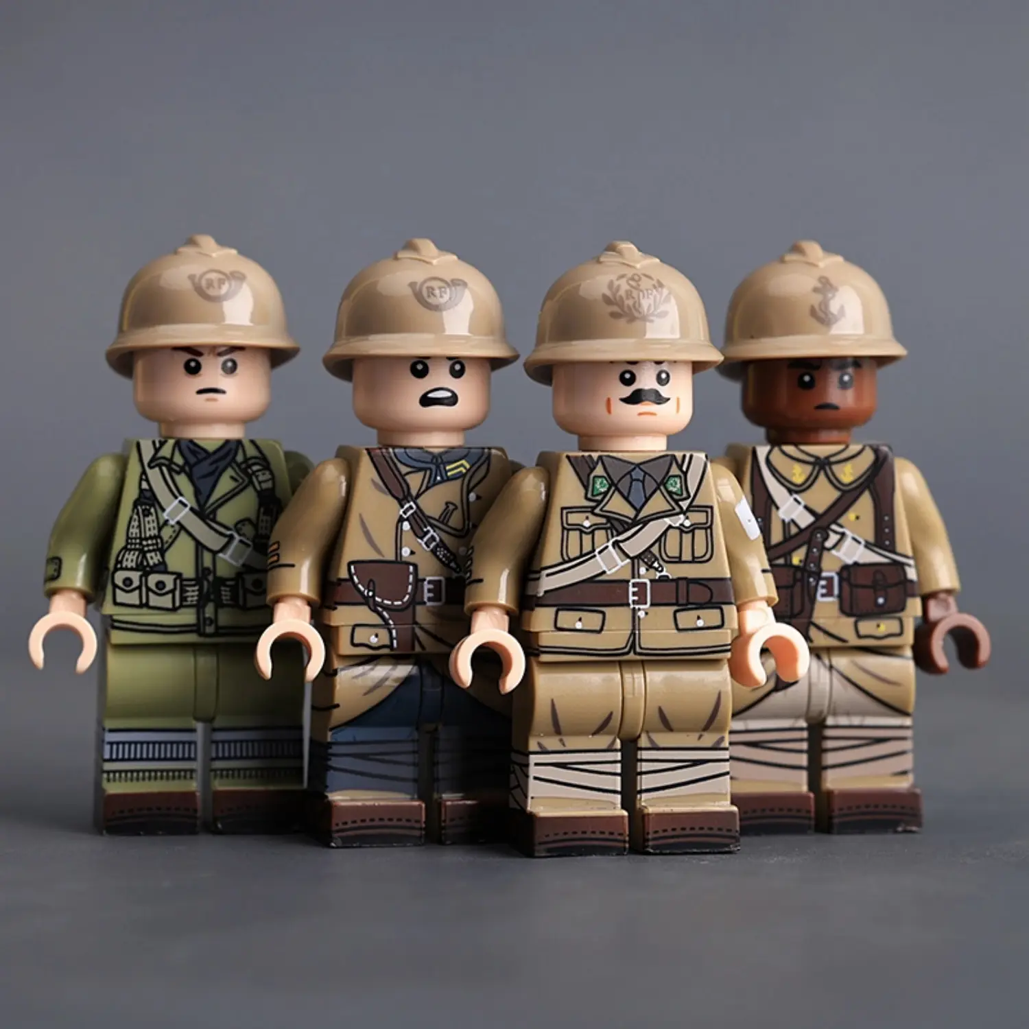 Minifigure – French Army and its colonial forces during the World War II (LEGO Compatible)