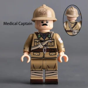 Minifigure – French Medical Captain from the World War II (LEGO Compatible)