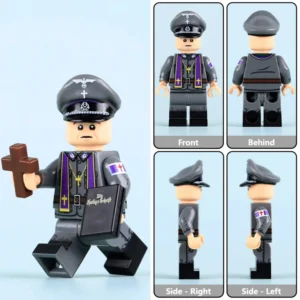 Minifigure – German Military Chaplain (Militärseelsorger) from the World War II (LEGO Compatible) Minifigure – German Military Chaplain (Militärseelsorger) from the World War II (LEGO Compatible)