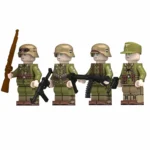 Minifigure – German soldiers from the Deutsches Afrikakorps (DAK) who fought in the North African Campaign of World War II (LEGO Compatable)