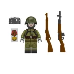 Minifigure – Soviet Infantry soldier from World War II 3 (LEGO Compatible)