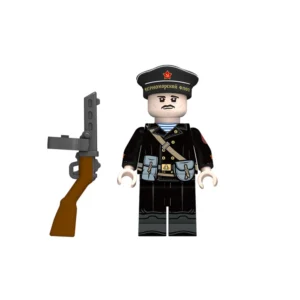 Minifigure – Soviet Naval Infantryman from the World War II era from the World War II (LEGO Compatible) Minifigure – Soviet Naval Infantryman from the World War II era from the World War II (LEGO Compatible)