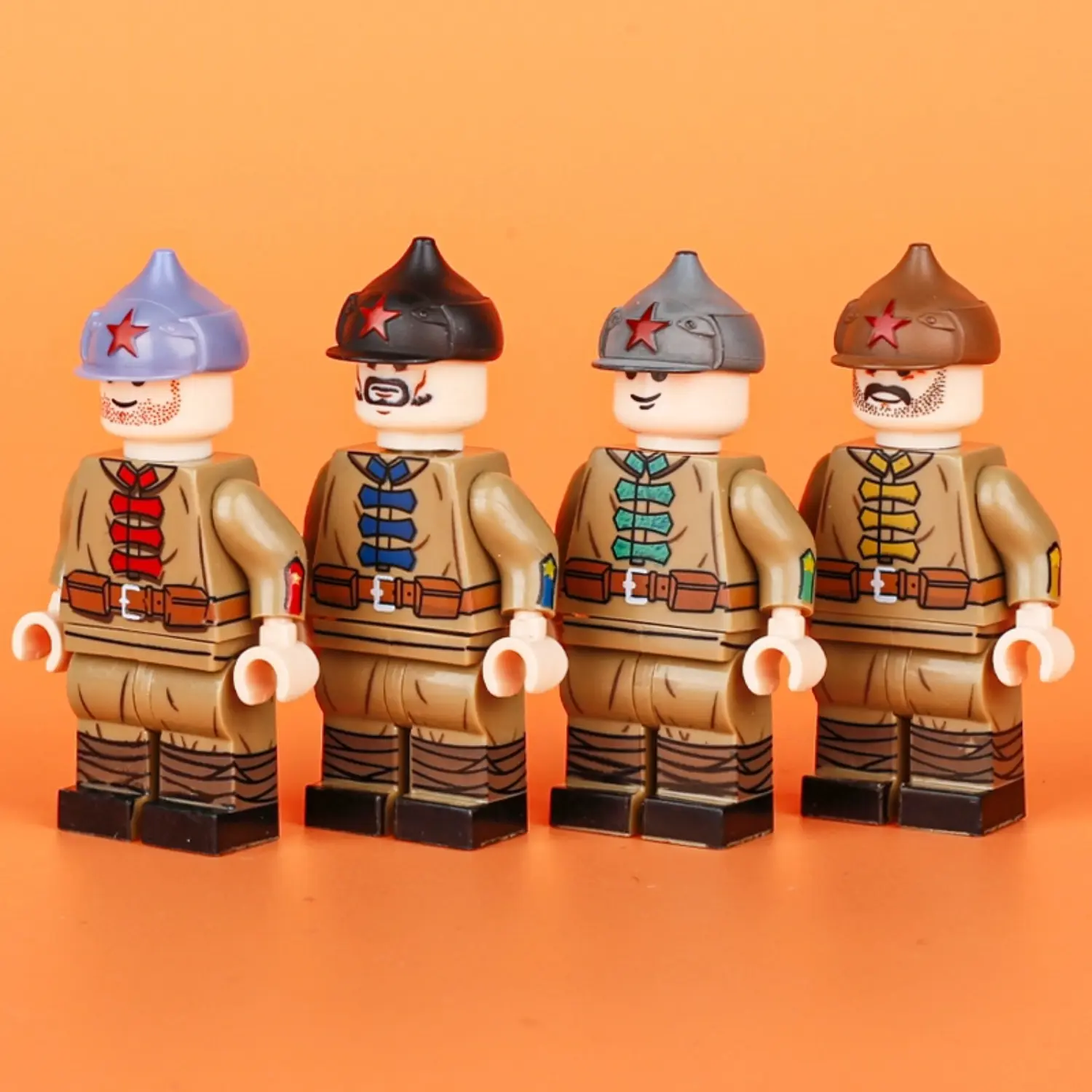 Minifigure – Soviet Red Army from the Russian Civil War and early WWII period (LEGO Alternative)