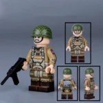 Minifigure – U.S. Army's 82nd Airborne Division paratrooper during World War II (LEGO Compatible)