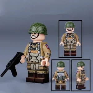 Minifigure – U.S. Army's 82nd Airborne Division paratrooper during World War II (LEGO Compatible) Minifigure – U.S. Army's 82nd Airborne Division paratrooper during World War II (LEGO Compatible)