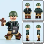 Minifigure – United States Army Chaplain from the World War II 2 (LEGO Compatible)