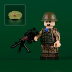 Minifigure – a soldier of the Chinese People's Liberation Army (PLA) from the era of the Sino-Vietnamese War 4 (LEGO Compatible)