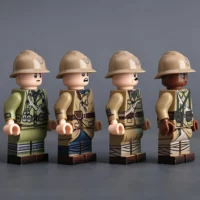 the right side of Minifigure – French Army and its colonial forces during the World War II (LEGO Compatible)
