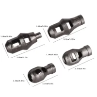 the size of Custom Piece Miniature – Soviet rounded multi-port muzzle brake from the cannon of a World War II era heavy tank – 3D Print for LEGO minifigure Custom Piece Miniature – Soviet rounded multi-port muzzle brake from the cannon of a World War II era heavy tank – 3D Print for LEGO minifigure