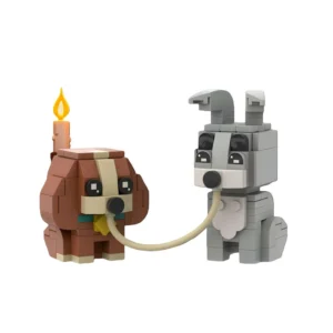 Brickheadz - Disney's Lady and the Tramp (LEGO Compatible Bricks)