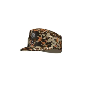 Custom Piece Miniature – German M43 Field Cap features an autumn camouflage pattern (Einheitsfeldmütze) – 3D Print for LEGO minifigure