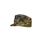 Custom Piece Miniature – German M43 Field Cap features a green and brown camouflage pattern (Einheitsfeldmütze) – 3D Print for LEGO minifigure
