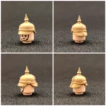 Custom Piece Miniature – German Pickelhaube Spiked Helmet tan or desert sand – 3D Print for LEGO minifigure
