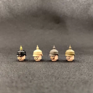 Custom Piece Miniature – German Pickelhaube Spiked Helmets – 3D Print for LEGO minifigure