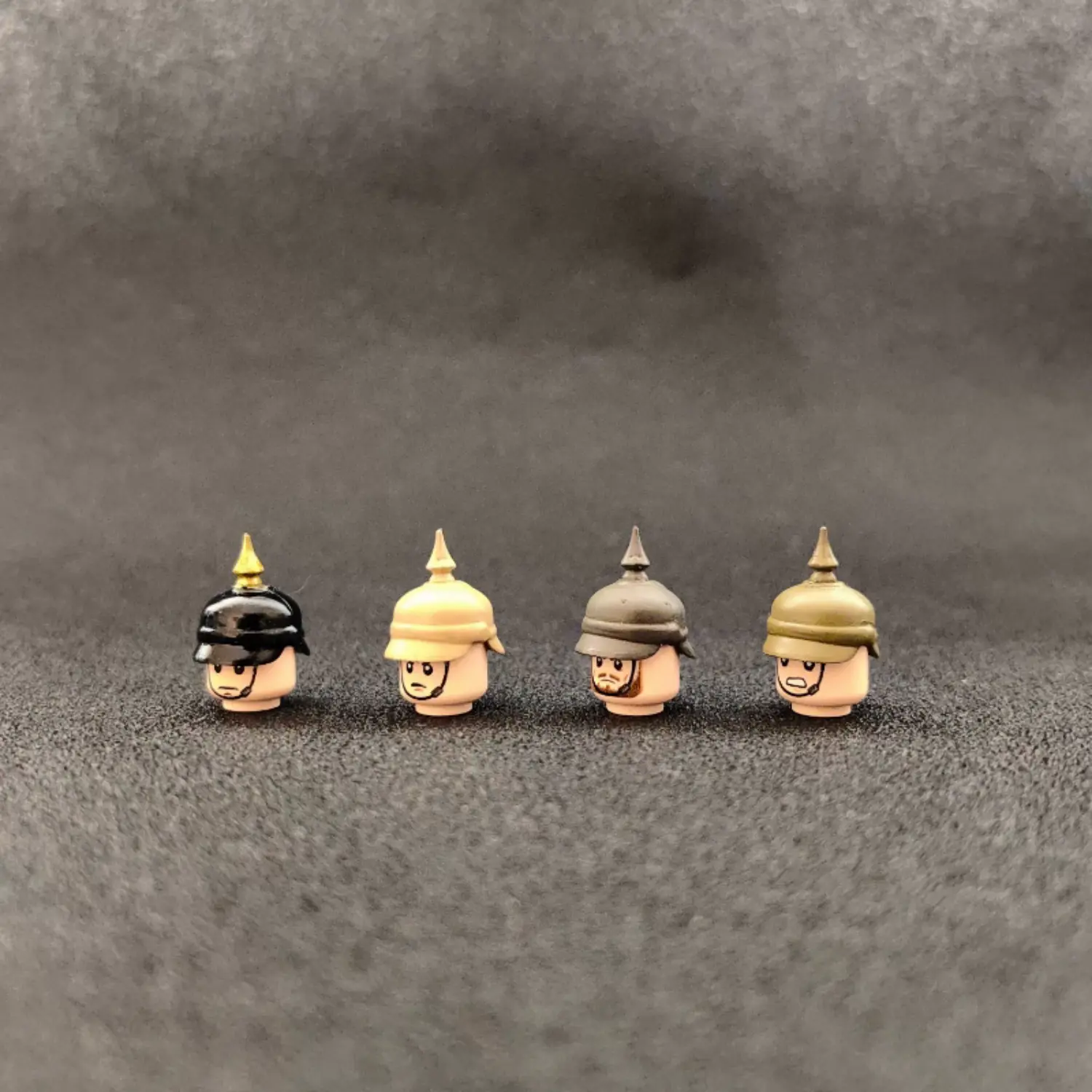 Custom Piece Miniature – German Pickelhaube Spiked Helmets – 3D Print for LEGO minifigure Custom Piece Miniature – German Pickelhaube Spiked Helmets – 3D Print for LEGO minifigure