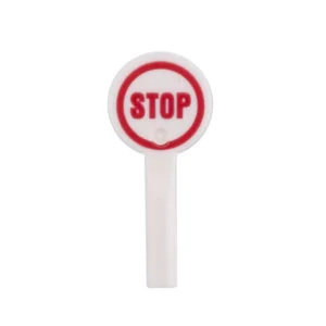 Custom Piece Miniature – STOP Handheld Paddle Signs – 3D Print for LEGO Minifigure