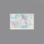 Custom Piece Printed Tile – 1941 Soviet Counter-offensive military map – 3D Print for LEGO minifigure