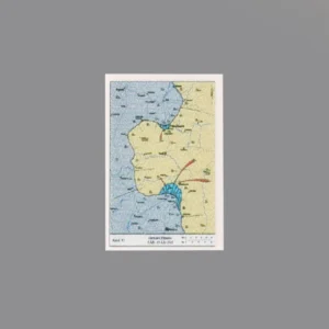 Custom Piece Printed Tile – 1943 Battle of Kursk (Operation Citadel) military map – 3D Print for LEGO minifigure