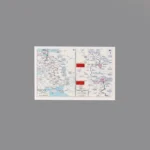 Custom Piece Printed Tile – 1943 Eastern Front, with a specific focus on the Battle of Kursk military map – 3D Print for LEGO minifigure