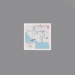 Custom Piece Printed Tile – 1944 Allied deployment at the Anzio beachhead military map – 3D Print for LEGO minifigure