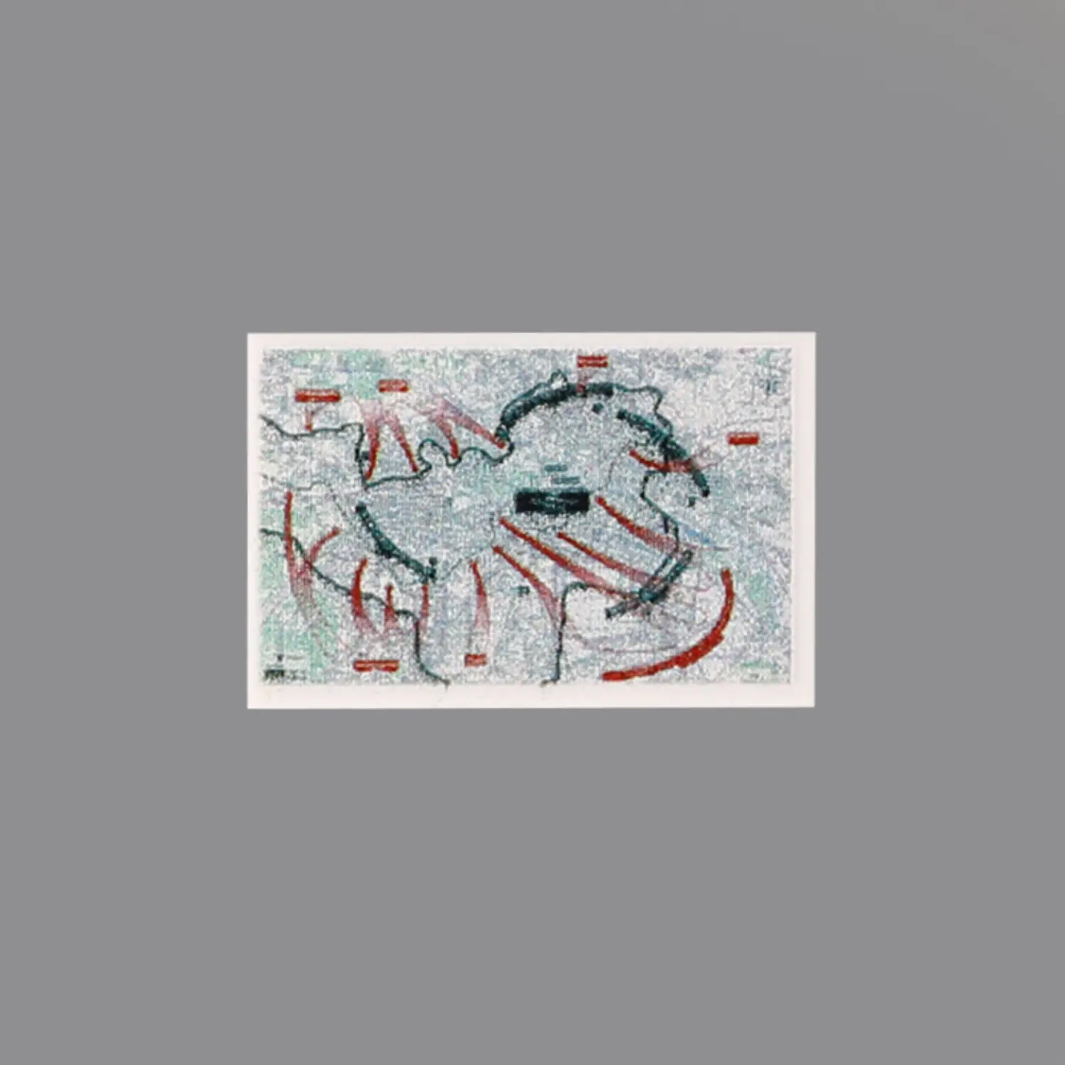 Custom Piece Printed Tile – 1945 Battle of Berlin military map – 3D Print for LEGO minifigure