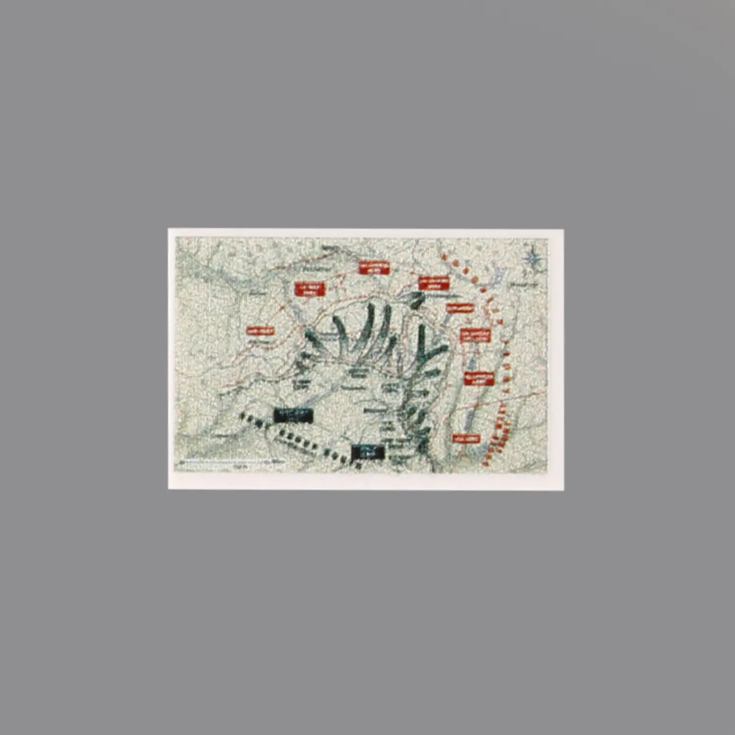 Custom Piece Printed Tile – Battle of Prokhorovka military map – 3D Print for LEGO minifigure Custom Piece Printed Tile – Battle of Prokhorovka military map – 3D Print for LEGO minifigure