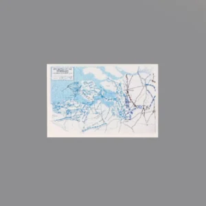 Custom Piece Printed Tile – Battle of the Scheldt military map – 3D Print for LEGO minifigure