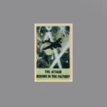 Custom Piece Printed Tile – British WWII home front propaganda poster Features a bomber and the slogan "The Attack Begins in the Factory.– 3D Print for LEGO minifigure