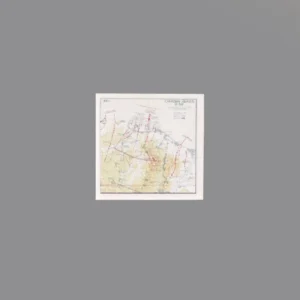 Custom Piece Printed Tile – Canadian 3rd Infantry Division military map – 3D Print for LEGO minifigure