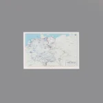 Custom Piece Printed Tile – Final Battles of 1945 in Germany military map – 3D Print for LEGO minifigure