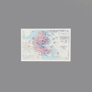 Custom Piece Printed Tile – Operation Barbarossa military map – 3D Print for LEGO minifigure