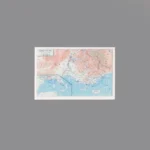 Custom Piece Printed Tile – Operation Dragoon military map – 3D Print for LEGO minifigure