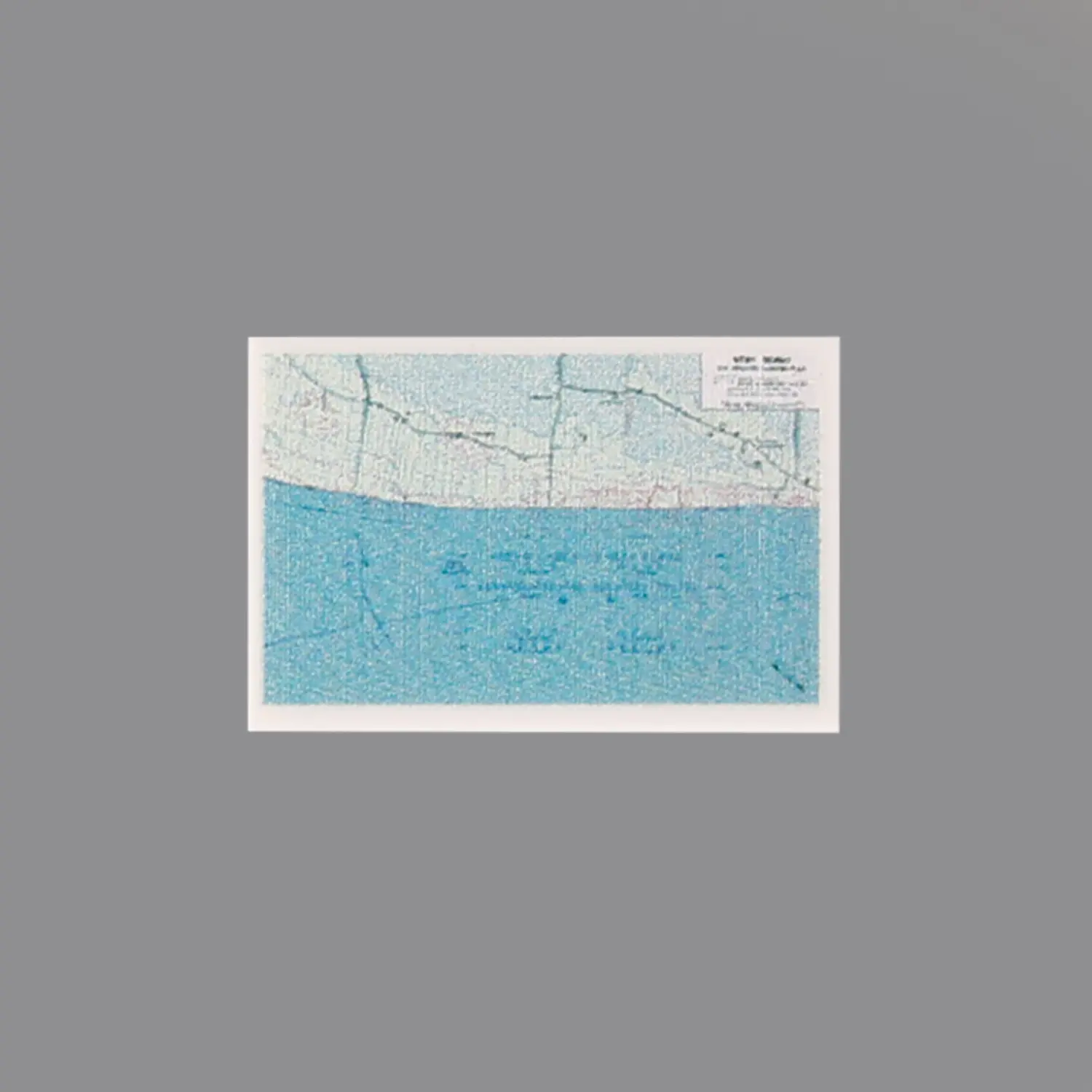 Custom Piece Printed Tile – U.S. Army landing map for Utah Beach military map – 3D Print for LEGO minifigure