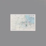 Custom Piece Printed Tile – U.S. Army's tactical map of the Utah Beachhead military map – 3D Print for LEGO minifigure