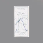 Custom Piece Printed Tile – U.S. Seventh Army's front line in Southern France as of September 1, 1944 military map – 3D Print for LEGO minifigure