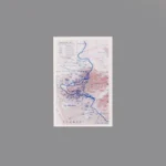 Custom Piece Printed Tile – U.S. counter-offensive during the Battle of the Bulge in the Ardennes military map – 3D Print for LEGO minifigure