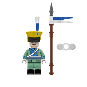 Minifigure - Bavarian Uhlan (Lancer) from the Napoleonic Wars (LEGO Compatible)