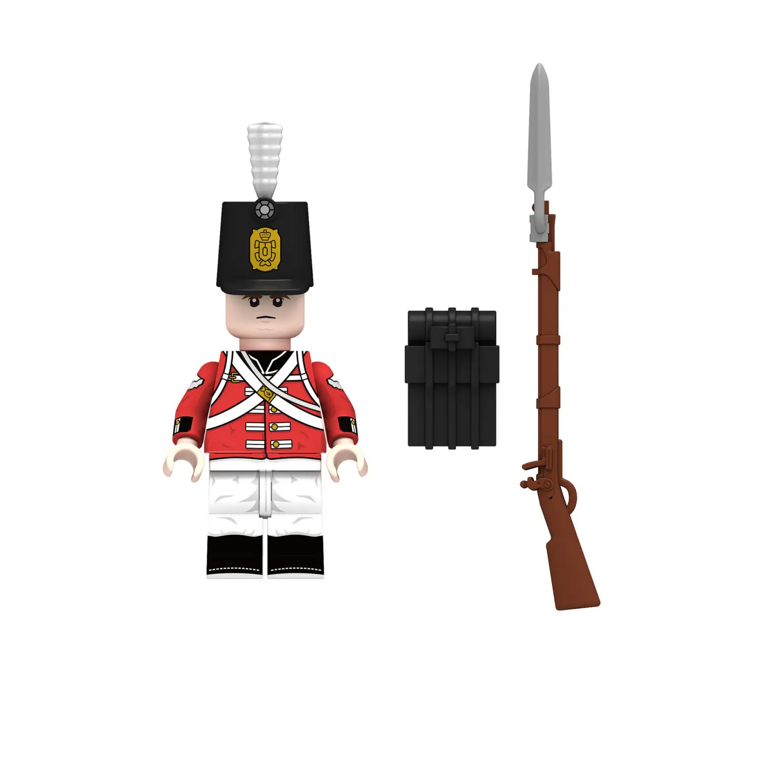 Minifigure - British Army Line Infantry Private Redcoat Napoleonic Wars - LEGO Compatible