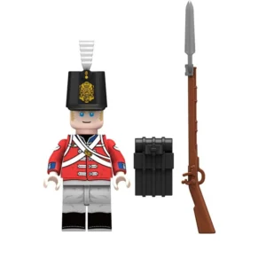 Minifigure - British Grenadier from a Royal Regiment during the Napoleonic Wars (LEGO Compatible)