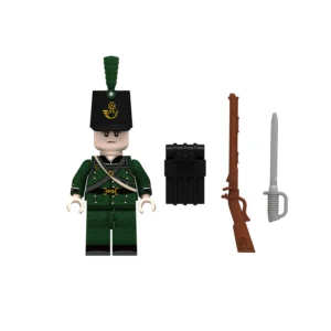 Minifigure - British Rifleman 95th Regiment of Foot (The 95th Rifles) during the Napoleonic Wars - LEGO Compatible