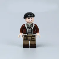 Minifigure - British Field Marshal Bernard "Monty" Montgomery in a non-standard, practical outfit from the World War II (LEGO Compatible)