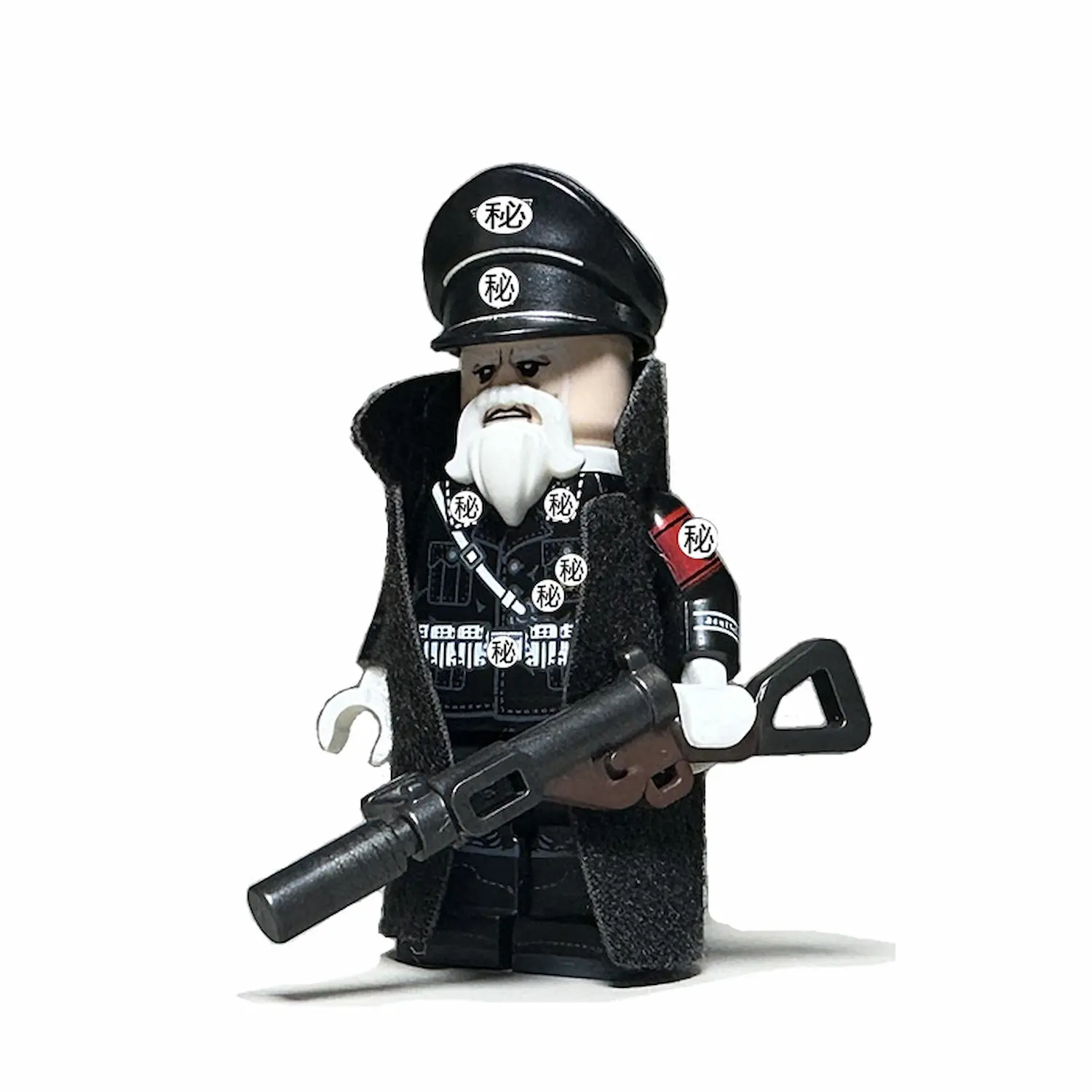Minifigure - Fictionalized Elder German SS or Gestapo Officer from a World War II (LEGO Compatible)