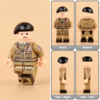 Minifigure - Field Marshal Bernard Monty Montgomery British Army commanders of World War II (LEGO Compatible)