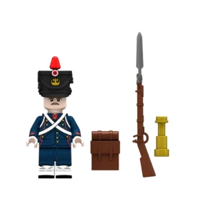 Minifigure - French Foot Artillery Officer Spotter from the Napoleonic Wars (LEGO Compatible)