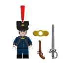 Minifigure - French Line Infantry Officer of the Grenadier Company Napoleonic Wars (LEGO Compatible)