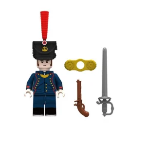 Minifigure - French Line Infantry Officer of the Grenadier Company Napoleonic Wars (LEGO Compatible)