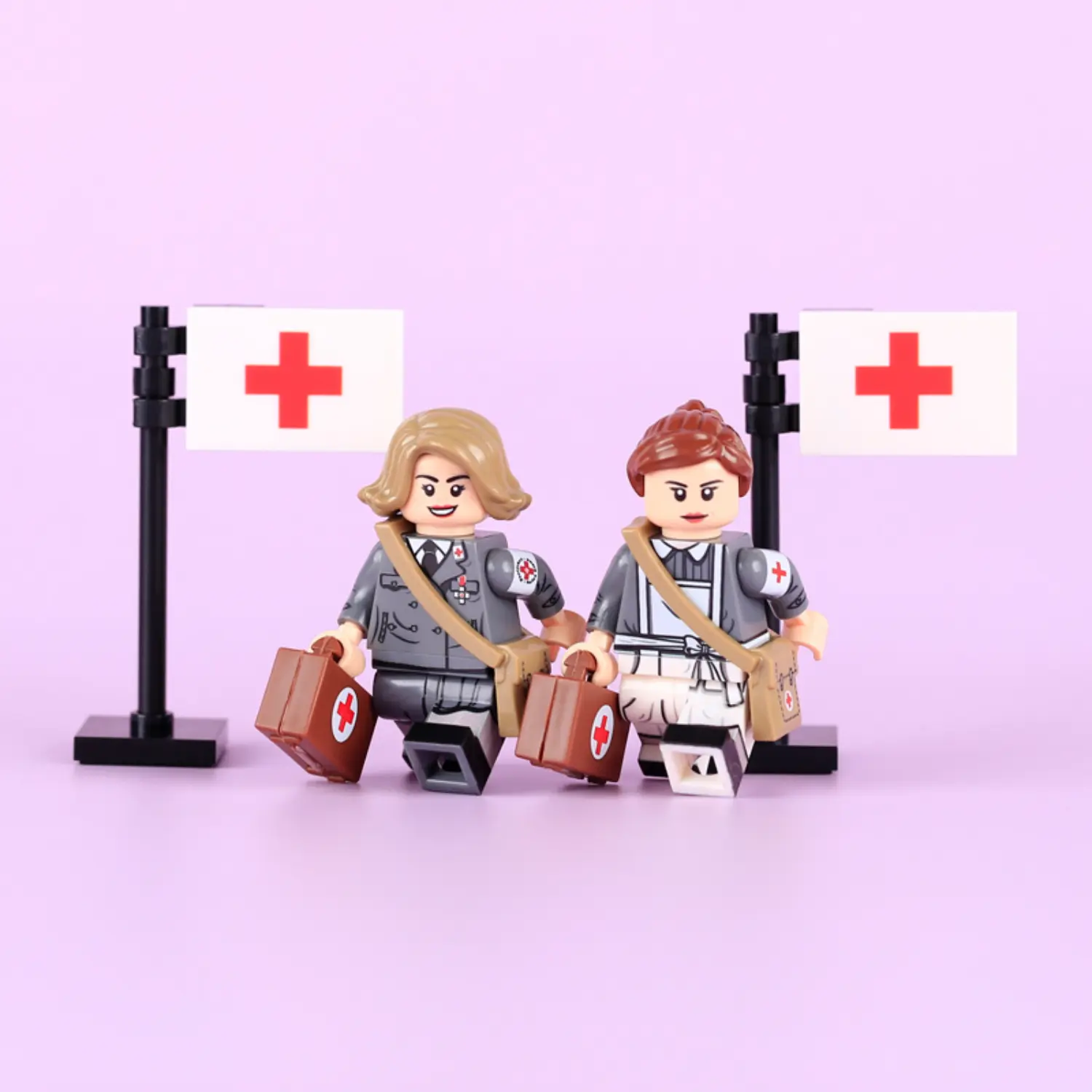 Minifigure - German military medical personnel from the World War II (LEGO Compatible)