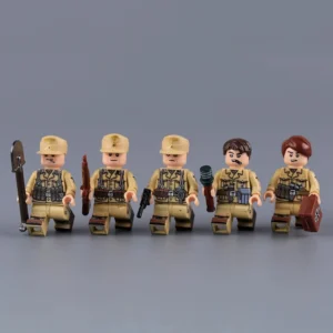 Minifigure - German soldiers from the Deutsches Afrikakorps (DAK) during the North African Campaign of World War II (LEGO Compatible) Minifigure - German soldiers from the Deutsches Afrikakorps (DAK) during the North African Campaign of World War II (LEGO Compatible)