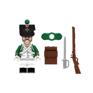 Minifigure - Italian Chasseur (Light Infantryman) serving in the Army of the Kingdom of Italy (Regno d'Italia) during the Napoleonic Wars (LEGO Compatible)